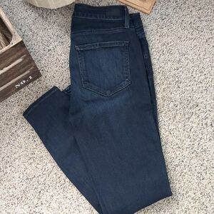 Like New Paige Hoxton Ankle Dark Blue Denim Jeans